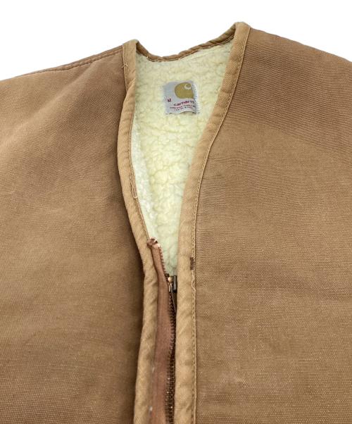 CarHartt（カーハート）CarHartt (カーハート) DUCK BOA VEST ベージュ サイズ:表記無しの古着・服飾アイテム