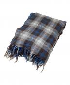 Y'sワイズ）の古着「ダブルレイヤーストール/YB-L05-188」｜ブラウン×スカイブルー