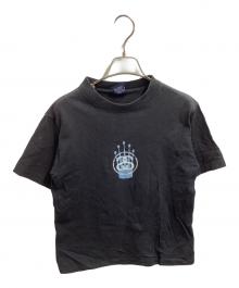 stussy（ステューシー）の古着「Tシャツ　/　紺タグ USA製」｜ブラック