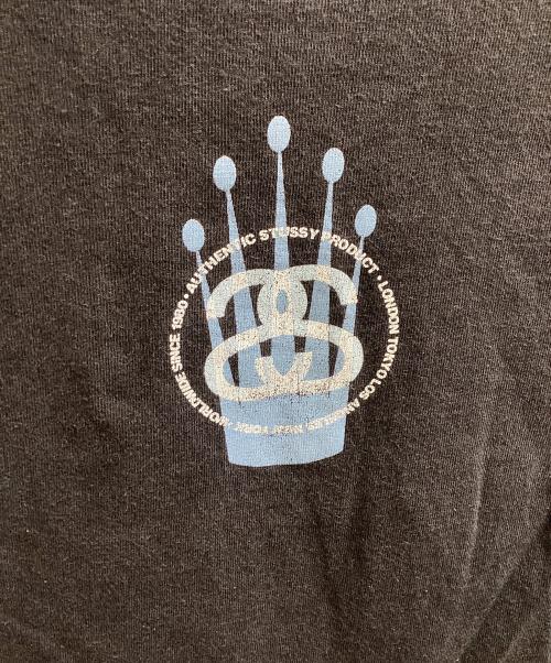 stussy（ステューシー）stussy (ステューシー) Tシャツ　/　紺タグ USA製 ブラック サイズ:Sの古着・服飾アイテム