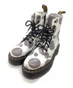 Dr.Martensドクターマーチン）の古着「8ホールブーツ」｜ホワイト×ブラック