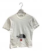 PLAY COMME des GARCONS×THE NORTH FACEプレイコムデギャルソン×ザ ノース フェイス）の古着「Tシャツ / AE-T202」｜ホワイト