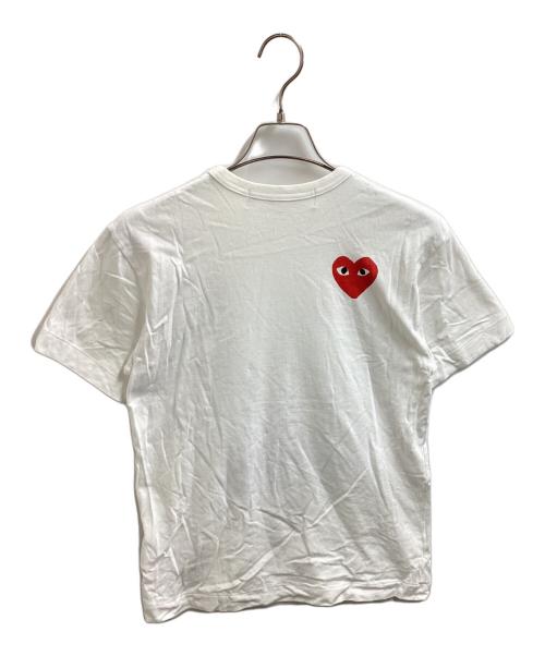 PLAY COMME des GARCONS（プレイコムデギャルソン）PLAY COMME des GARCONS (プレイコムデギャルソン) THE NORTH FACE (ザ ノース フェイス) Tシャツ / AE-T202 ホワイト サイズ:Mの古着・服飾アイテム