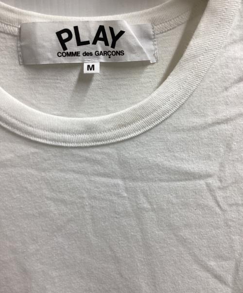 PLAY COMME des GARCONS（プレイコムデギャルソン）PLAY COMME des GARCONS (プレイコムデギャルソン) THE NORTH FACE (ザ ノース フェイス) Tシャツ / AE-T202 ホワイト サイズ:Mの古着・服飾アイテム
