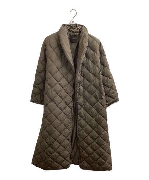 anuans（アニュアンス）anuans (アニュアンス) ヨーロピアンキルティングダウンコート / 1521600283-0 ブラウン サイズ:FREEの古着・服飾アイテム