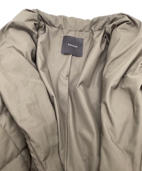 anuans（アニュアンス）anuans (アニュアンス) ヨーロピアンキルティングダウンコート / 1521600283-0 ブラウン サイズ:FREEの古着・服飾アイテム