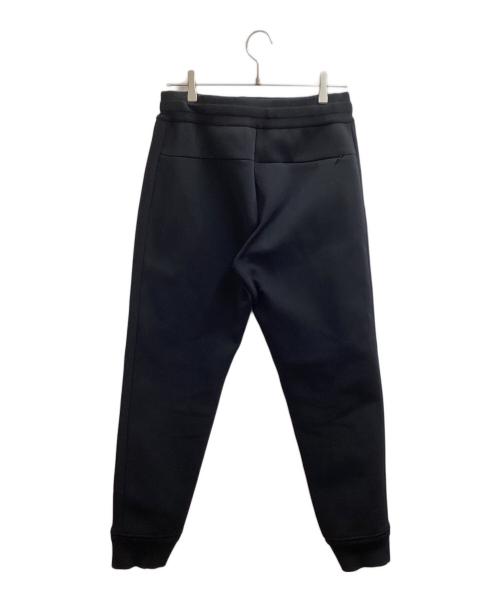 ESTNATION（エストネーション）ESTNATION (エストネーション) ECOポリ ミラノリブワイドテーパードパンツ/25ss ブラック サイズ:Lの古着・服飾アイテム