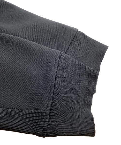 ESTNATION（エストネーション）ESTNATION (エストネーション) ECOポリ ミラノリブワイドテーパードパンツ/25ss ブラック サイズ:Lの古着・服飾アイテム