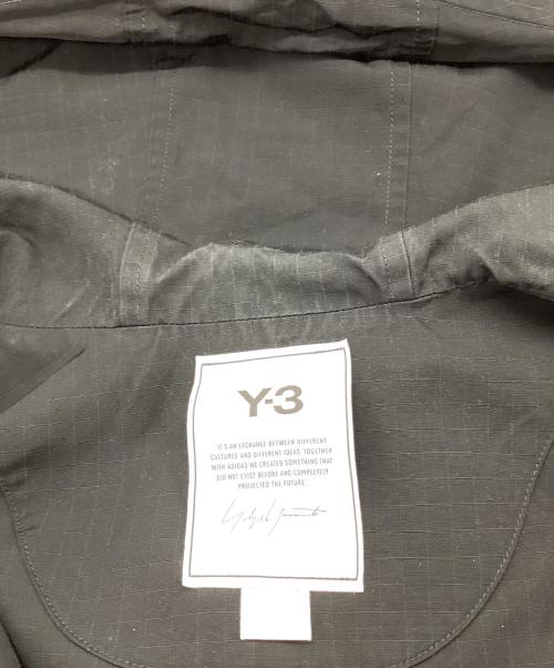 Y-3（ワイスリー）Y-3 (ワイスリー) CLASSIC LIGHT RIPSTOP HOODED WINDBREAKER / クラシックライトリップストップフーディッドウィンドブレーカー ブラック サイズ:Mの古着・服飾アイテム