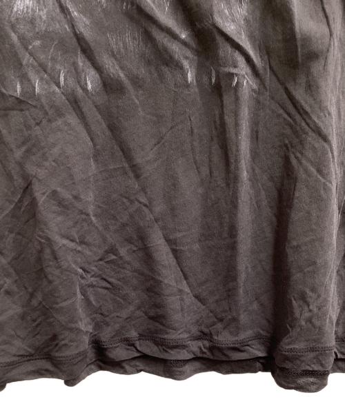 beautiful people（ビューティフルピープル）beautiful people (ビューティフルピープル) sheer jersey huge cat print T-shirt / 1415310420 グレー サイズ:190の古着・服飾アイテム