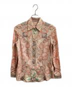 ETROエトロ）の古着「ペイズリーシャツ」｜オレンジ
