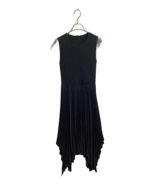JOSEPH（ジョゼフ）JOSEPH (ジョゼフ) ニットウィーブプリッセドレス　JF006393 ブラック サイズ:38の古着・服飾アイテム
