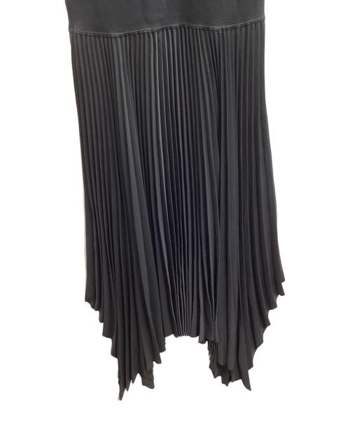 JOSEPH（ジョゼフ）JOSEPH (ジョゼフ) ニットウィーブプリッセドレス　JF006393 ブラック サイズ:38の古着・服飾アイテム