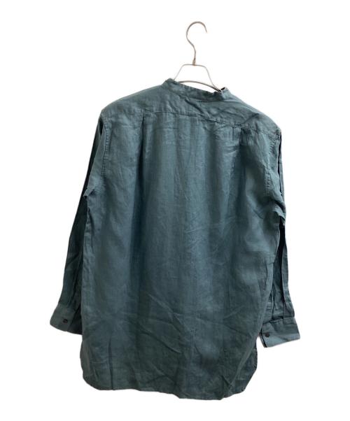 PORT BY ARK（ポートバイアーク）port by ark (ポートバイアーク) French Linen Pullover Shirt / PO13-SH001 ブルー サイズ:2の古着・服飾アイテム