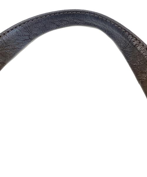 MARGARET HOWELL idea（マーガレット ハウエル アイディア）MARGARET HOWELL idea (マーガレット ハウエル アイディア) レザーハンドバッグ オリーブの古着・服飾アイテム