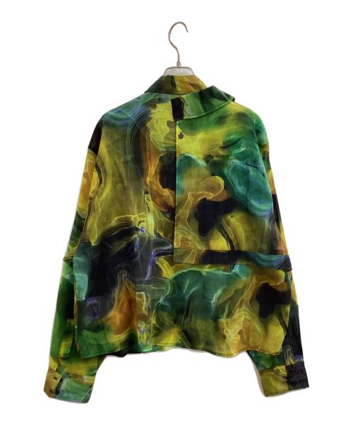 casane（カサネ）CASANE (カサネ) マーブルペイントデザインシャツ / CNTPS0423002 マルチカラー サイズ:FREEの古着・服飾アイテム