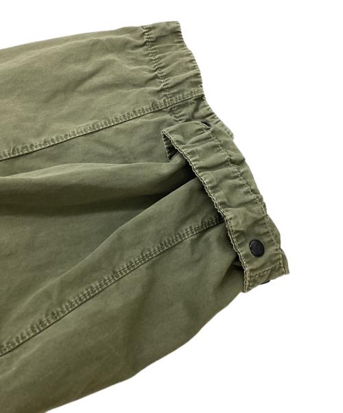 STONE ISLAND（ストーンアイランド）STONE ISLAND (ストーンアイランド) オールドトリートメントコットンジップシャツブルゾン / 7615114WN グリーン サイズ:Lの古着・服飾アイテム