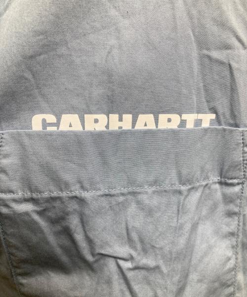 Carhartt WIP（カーハート ワーク イン プログレス）Carhartt WIP (カーハート ワーク イン プログレス) S/S LINK SCRIPT SHIRT / 80406.23TRHK03649.0124 ブルー サイズ:Lの古着・服飾アイテム