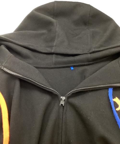 ADER error（アーダーエラー）ADER error (アーダーエラー) MAISON KITSUNE (メゾンキツネ) オーバーサイズジップパーカー ブラック サイズ:A3の古着・服飾アイテム