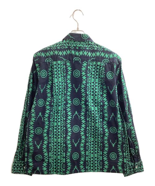 South2 West8（サウスツー ウエストエイト）south2 west8 (サウスツー ウエストエイト) BEAMS BOY (ビームスボーイ) 長袖シャツ / HM951 / NEPENTHES グリーン サイズ:Mの古着・服飾アイテム