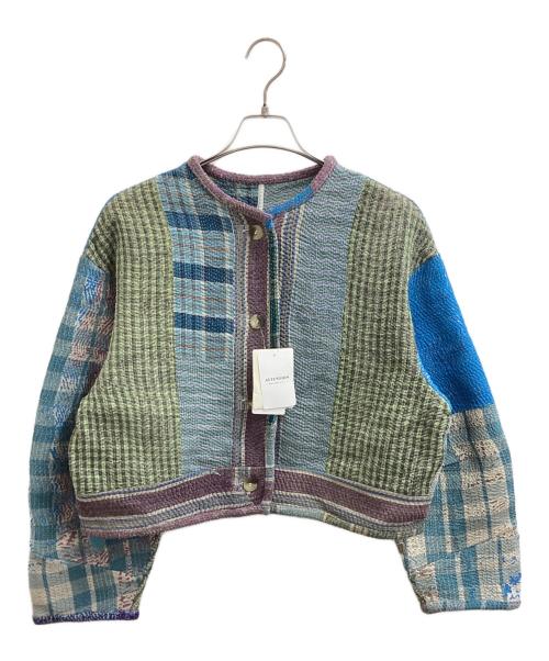 JOURNAL STANDARD（ジャーナルスタンダード）JOURNAL STANDARD (ジャーナルスタンダード) KANTHA QUILT JACKET / カンタキルトジャケット / 24011400511040 ブルー サイズ:FREE 未使用品の古着・服飾アイテム