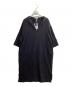 things fabrics（シングス ファブリックス）の古着「Terry Cloth Sailor Collar dress / パイル地 セーラーカーラー ドレス / Made in JAPAN」｜ブラック