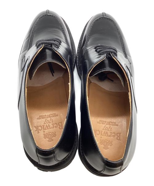 berwick（バーウィック）berwick (バーウィック) Uチップビジネスシューズ / 2439 / vibramソール ブラック サイズ:８1/2の古着・服飾アイテム