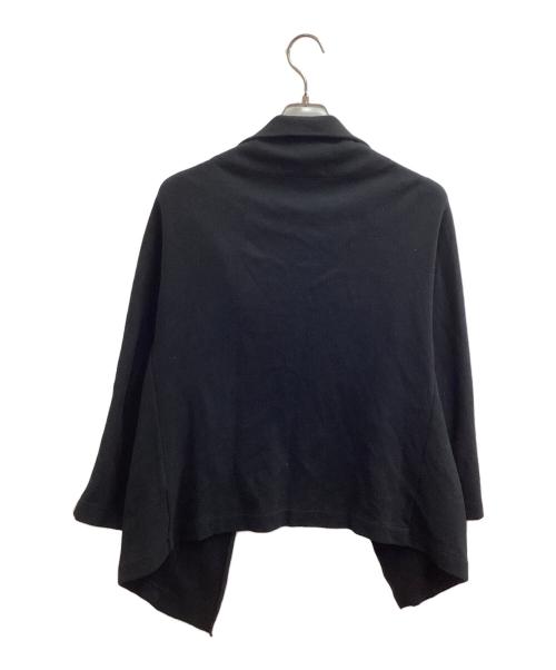 yohji yamamoto+noir（ヨウジヤマモトプリュスノアール）yohji yamamoto+Noir (ヨウジヤマモトプリュスノアール) ニットカーディガン ブラック サイズ:2の古着・服飾アイテム