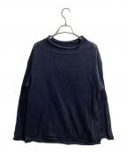 ISSEY MIYAKEイッセイミヤケ）の古着「リネンニット / IM21KN022」｜ネイビー