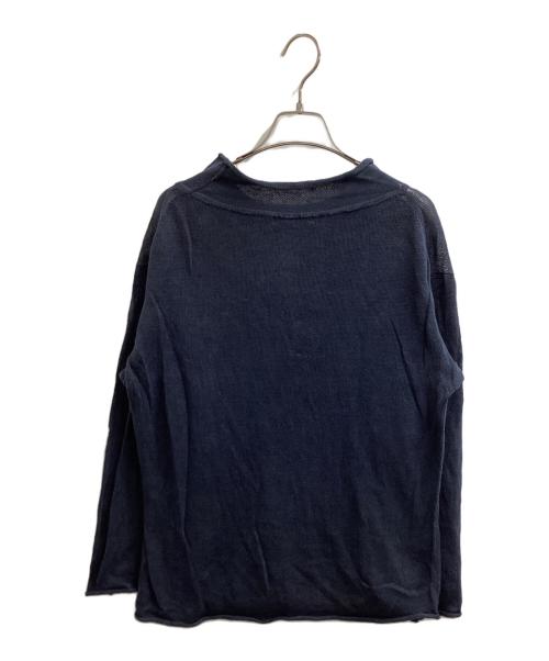 ISSEY MIYAKE（イッセイミヤケ）ISSEY MIYAKE (イッセイミヤケ) リネンニット / IM21KN022 ネイビー サイズ:2の古着・服飾アイテム