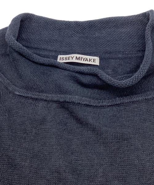 ISSEY MIYAKE（イッセイミヤケ）ISSEY MIYAKE (イッセイミヤケ) リネンニット / IM21KN022 ネイビー サイズ:2の古着・服飾アイテム