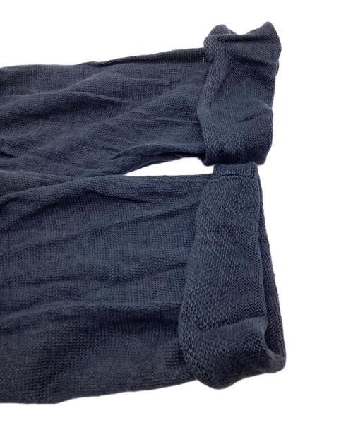 ISSEY MIYAKE（イッセイミヤケ）ISSEY MIYAKE (イッセイミヤケ) リネンニット / IM21KN022 ネイビー サイズ:2の古着・服飾アイテム
