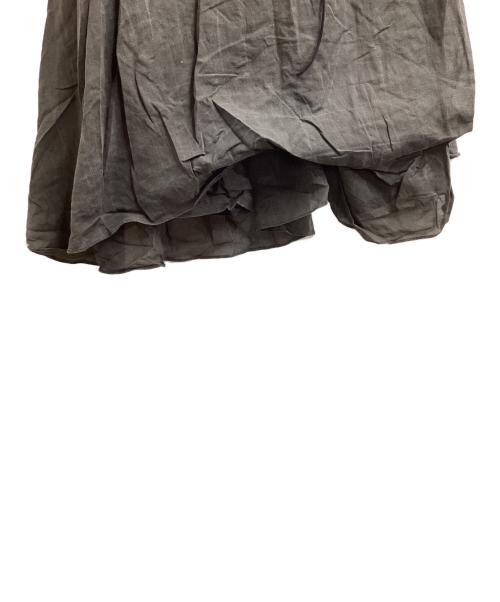 yohji yamamoto+noir（ヨウジヤマモトプリュスノアール）yohji yamamoto+Noir (ヨウジヤマモトプリュスノアール) スカートドッキングパンツ / NVP17-029 グレー サイズ:1の古着・服飾アイテム