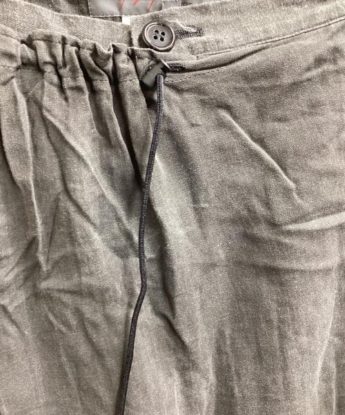 yohji yamamoto+noir（ヨウジヤマモトプリュスノアール）yohji yamamoto+Noir (ヨウジヤマモトプリュスノアール) スカートドッキングパンツ / NVP17-029 グレー サイズ:1の古着・服飾アイテム