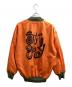 中古・古着 stussy (ステューシー) リバーシブルMA-1ジャケット カーキ×オレンジ サイズ:M：10000円