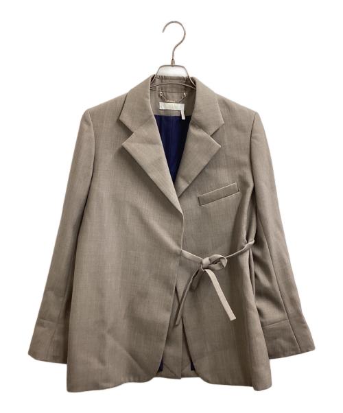 Chloe（クロエ）Chloe (クロエ) ラップテーラードジャケット / Wrap tailored jacket / フランス製 / Made in FRANCE ベージュ サイズ:34の古着・服飾アイテム