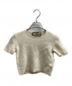 GUCCIグッチ）の古着「半袖ニット　650676」｜ベージュ