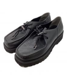CTHY（シティ）の古着「TIROLEAN LETHER DAD SHOES / チロリアンレザーダッドシューズ」｜ブラック