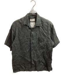 MARKAWARE（マーカウェア）の古着「OPEN COLLAR SHIRT HEMP　A22B-07SH02B」｜グレー