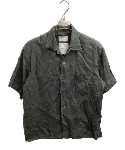 MARKAWARE（マーカウェア）MARKAWARE (マーカウェア) OPEN COLLAR SHIRT HEMP　A22B-07SH02B グレー サイズ:1の古着・服飾アイテム