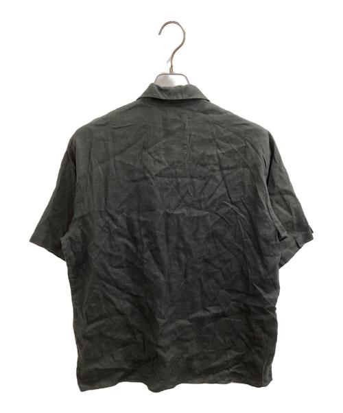 MARKAWARE（マーカウェア）MARKAWARE (マーカウェア) OPEN COLLAR SHIRT HEMP　A22B-07SH02B グレー サイズ:1の古着・服飾アイテム