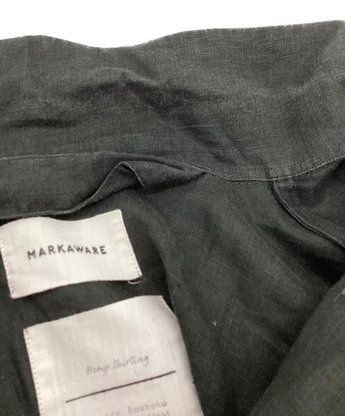 MARKAWARE（マーカウェア）MARKAWARE (マーカウェア) OPEN COLLAR SHIRT HEMP　A22B-07SH02B グレー サイズ:1の古着・服飾アイテム