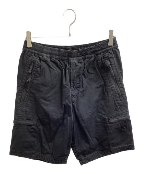 STONE ISLAND（ストーンアイランド）STONE ISLAND (ストーンアイランド) GHOST PIECE ガーメントダイショーツ / 7415L06F2 ブラック サイズ:30の古着・服飾アイテム