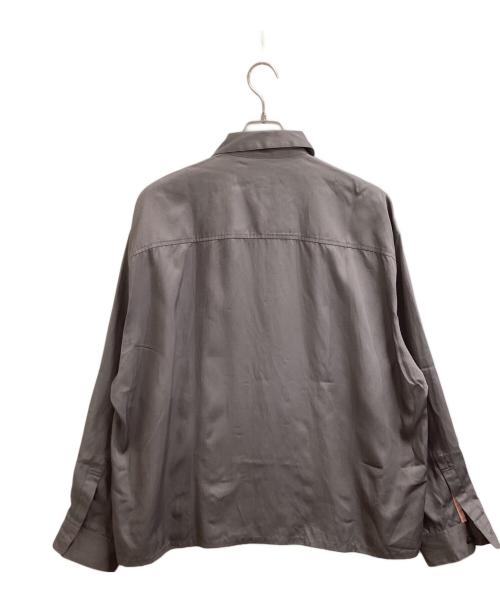 NEIGHBORHOOD（ネイバーフッド）NEIGHBORHOOD (ネイバーフッド) BICOLOR RAYON SHIRT / バイカラーレーヨンシャツ / 231AQNH-SHM01 グレー×ピンク サイズ:Lの古着・服飾アイテム