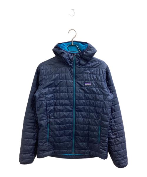 Patagonia（パタゴニア）Patagonia (パタゴニア) ナノパフフーディー ネイビー サイズ:Mの古着・服飾アイテム