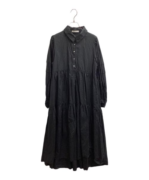 INTIMITE（アンティミテ）iNtimite (アンティミテ) シャツワンピース ブラック サイズ:Mの古着・服飾アイテム