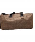 adidasアディダス）の古着「シューズポケット付き 合成皮革 ボストンバッグ / IS6555」｜ブラウン