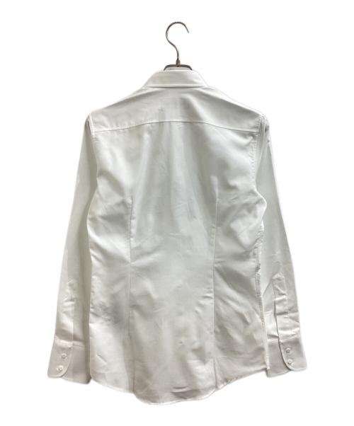 DSQUARED2（ディースクエアード）DSQUARED2 (ディースクエアード) 70's B.D. Shirt / S74DM0665 S47420 ホワイト サイズ:44の古着・服飾アイテム