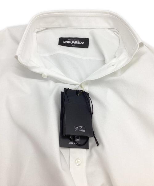 DSQUARED2（ディースクエアード）DSQUARED2 (ディースクエアード) 70's B.D. Shirt / S74DM0665 S47420 ホワイト サイズ:44の古着・服飾アイテム