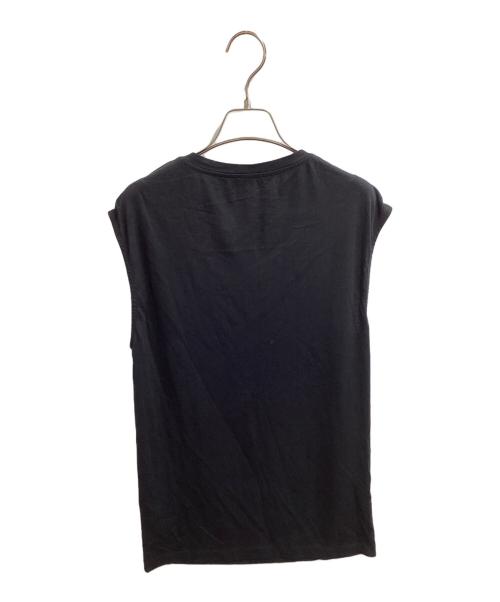 PIERRE BALMAIN（ピエール バルマン）PIERRE BALMAIN (ピエール バルマン) ノースリーブカットソー / HP68230T ブラック サイズ:44の古着・服飾アイテム